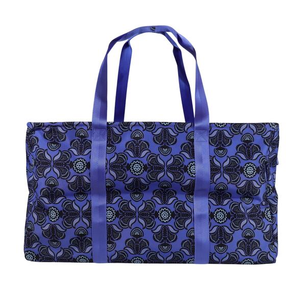 Vera Bradley Large Collapsible Car Storage Tote - Baja Blue Tile - NWT - Picture 5 of 6